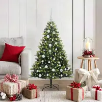 Prolenta Maison Exclusive - Albero di Natale artificiale fiammato 150 LED verde 120 cm