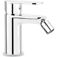 Lomadox Miscelatore verticale per bidet, monocomando, miscelatore, cromo