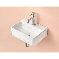 Sanycces Lavabo COSENZA 40 x 30 x 12h cm, bianco