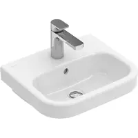 Villeroy & Boch Architectura lave-mains, rectangulaire, trou pour robinetterie au centre, sans trop-plein, 450x380mm, 437346R1, 437346R1