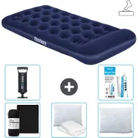 Bestway Materasso gonfiabile - 1 persona - 99 x 188 x 28 cm - Blu - Accessori inclusi
