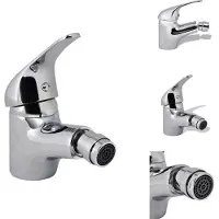 vidaXL Rubinetti per bidet 2 pz. Rubinetti cromati