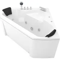 AcquaVapore Piscina idromassaggio Badewanne Wanne W02-TH-SC 135x135cm