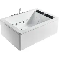 Xl Moebel Gmbh Vasca da bagno angolare idromassaggio Vasca da bagno Spa Home Vasca idromassaggio per 2 persone Vasca idromassaggio