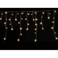 Gartenpirat LED pioggia di ghiaccio con effetto lampeggiante Luci di fata LED con torcia : 6 m : Bianco caldo