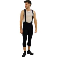 Santini Waterproof Bib Tights with Pockets Pantaloni da ciclismo Uomo (XL, nero)