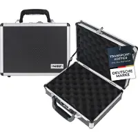 HMF 14401-02 Valigia da trasporto in alluminio con chiusura a combinazione, 31 x 11 x 26 cm
