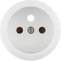 Hager Øada 1930/Glas Frontale con coperchio di contatto per prese con messa a terra, bianco Berker 396579