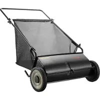 Vevor Spazzatrice 66cm Spazzatrice manuale 198L capacità del cesto di raccolta Spazzatrice manuale Spazzatrice