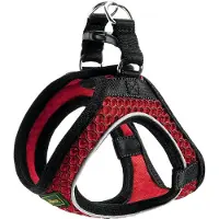 Hunter Harness Hilo Comfort Imbracatura per cani (Halsumfang 48-55 cm - Bauchumfang 52-58 cm, rosso)