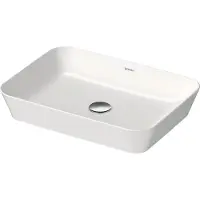 Duravit évier Cape Cod, 550x400 mm, sans table de robinetterie, sans trop-plein, 23475500001, 23475500001