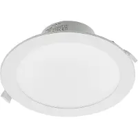 PRIOS Faretto LED da incasso Rida, bianco. Ø 23 cm, 30W, CCT, IP44