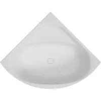 Hoesch Vasca da bagno angolare iSensi 1500 x 1500 x 450 mm, bianca
