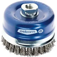 Osborn Spazzola A Tazza Con Filo Intrecciato Acciaio 0002608184 M140.80 Mm