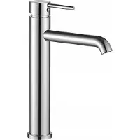 Kuchinox Miscelatore per lavabo cromato di alta qualità testa in Vetroceramica Ø35 mm, facile da installare
