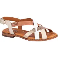 Pikolinos per donna. W0X-0556C3 Sandali in pelle Algar beige (39), 1 a 3 cm, Fibbia, Casual