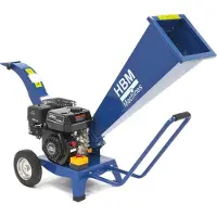 HBM biotrituratore a benzina - trituratore di legno 4 tempi 6,5 CV - 196 cm³
