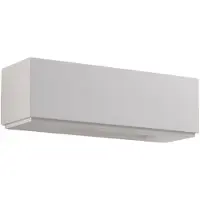 LINDBY Applique Lidby Benno, 29 cm, gesso, bianco, angolare, G9