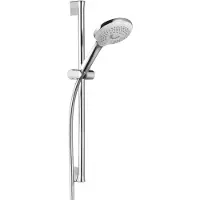 Kludi FRESHLINE Set de douchettes 3S 600mm, avec nettoyage rapide du calcaire, 8 l/min, chrome, 6793005-00WR9, 6793005-00WR9