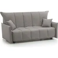 Talamo Italia Divano Letto 2 Posti Alaric 90x150 cm Grigio, Sfoderabile di Apertura a Carrello Italy