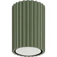 Licht-Erlebnisse Faretto da soffitto piccolo GU10 verde in metallo Ø 6,5 cm rotondo, faretto spot, faretto da incasso, faretto da incasso per corridoio
