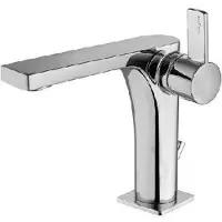 Paffoni Rock - Miscelatore per lavabo con bocca di erogazione, cromo RO075CR