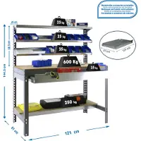 Simonwork (bancos De Trabajo) Banco Da Lavoro Bt1 Box 1445x1210x610 Mm