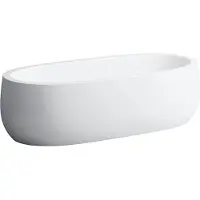 Laufen Il Bagno Alessi One Baignoire, système balnéo, sur pied avec glissière, 1830x870x460mm, sans éclairage, H2459720006051, H2459720006051