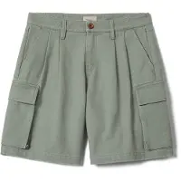 Brixton Women's The Alba Baggy Carpenter Short Pantaloncini Donna (M, grigio/olivia)