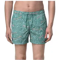 K-way Hazel Graphic Beach Pantaloncino da bagno Uomo (M, turchese)