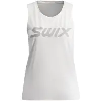 Swix Women's Relay Tanktop Canotta Donna (XS, bianco/grigio)