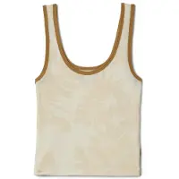 Brixton Women's Ringer Organic A-Tank Top Donna (S, beige)