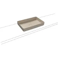 Kaldewei MIENA Vasque de lavabo 3185, rectangulaire, sans trop-plein, 580 x 380 mm, 909606003661, 909606003661