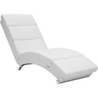 Casaria Poltrona Chaise Longue 186x89x55 cm Lettino Sdraio Ergonomico in Tessuto Imbottito Portata 180 kg Soggiorno Ufficio Interno Reclinabile Lettura