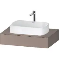 Duravit Collection One Console, 800x550x170mm, avec découpe au centre, QA4800043430000, QA4800043430000