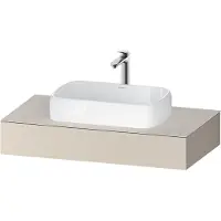 Duravit Collection One Console, 1000x550x170mm, avec découpe au centre, QA4801083830000, QA4801083830000