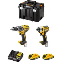 DeWalt Kit DWK211 (DCD796 + DCF887 + 2 x 2,0 Ah + DCB107 + TSTAK VI)