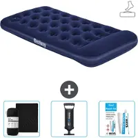 Bestway Materasso gonfiabile - 1 persona - 99 x 188 x 28 cm - Blu - Accessori inclusi