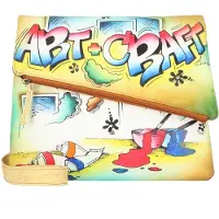 Greenland Borsa a tracolla 'Art+Craft' colori misti