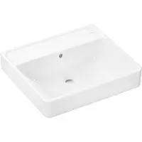 Hansgrohe Xanuia Q lavabo à poser, sans trou pour robinet, avec trop-plein, poli, 550x480mm, blanc, 60239450, 60239450
