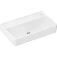Hansgrohe Xanuia Q lavabo compact, sans trou pour robinet, sans trop-plein, 600x370mm, blanc, 60216450, 60216450