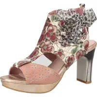 LAURA VITA Sandali con tacco HICAO 09 donne - Beige - 36