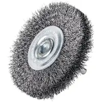 Lessmann Spazzola rotonda D.80mm spessore del filo 0,2mm STA 13mm 15000min-¹ 10