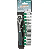 BRÜDER MANNESMANN M29114 Set di chiavi a bussola 1/4", 14 pezzi