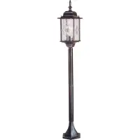 ELSTEAD Lampione Wexford WX4, nero, altezza 124 cm, IP44