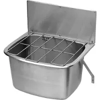 Kwc Bacino multiuso AR, SIRIUS, acciaio inox, 560x310x460 mm, griglia e alzatina pieghevoli