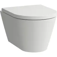 Laufen Kartell WC suspendu COMPACT, rinçage profond, sans rebord, 490x370x285mm, H8203337570001, H8203337570001