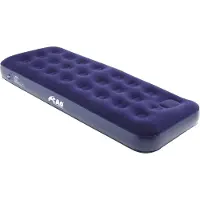 Markenlos Materasso gonfiabile per 1 persona - velour, nero - Comodo e resistente
