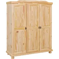 Inter Link Armadio Farmer's 'Bern' a 3 ante in legno di pino con finitura incolore - Armadio Farmer's 'Bern' a 3 ante in legno di pino con finitura incolore