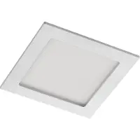 PRIOS Lampada a incasso a LED Helina, argento, 16,5 cm, dimmerabile